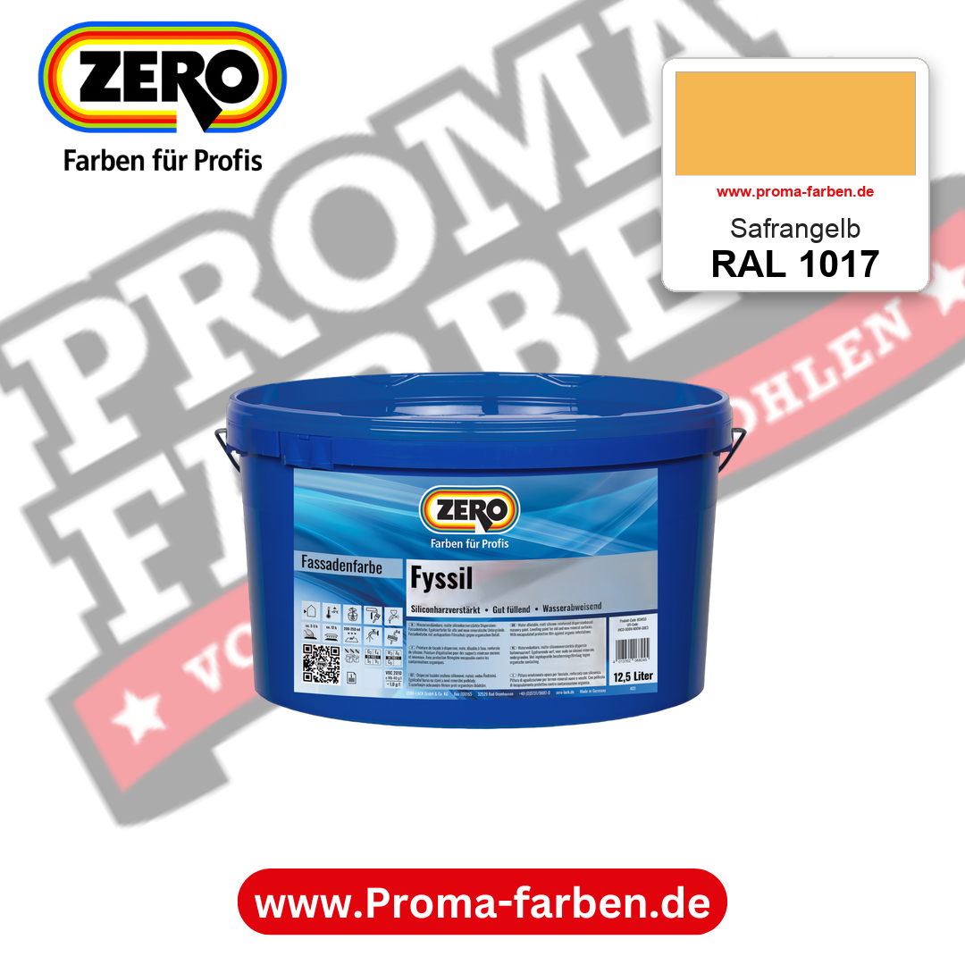 ZERO Fyssil RAL 1017 Safrangelb – im ZERO-MiX-System, online kaufen bei Proma Farben