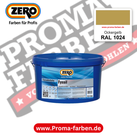 ZERO Fyssil RAL 1024 Ockergelb – im ZERO-MiX-System, online kaufen bei Proma Farben
