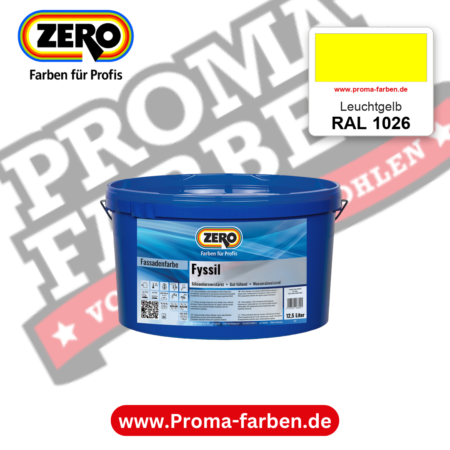 ZERO Fyssil RAL 1026 Leuchtgelb – im ZERO-MiX-System, online kaufen bei Proma Farben