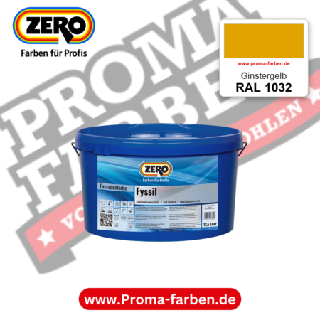 ZERO Fyssil RAL 1032 Ginstergelb – im ZERO-MiX-System, online kaufen bei Proma Farben