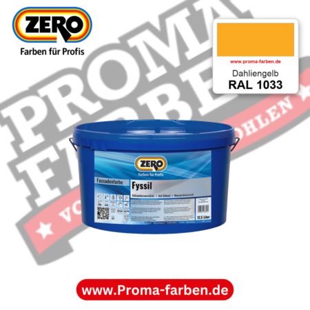 ZERO Fyssil RAL 1033 Dahliengelb – im ZERO-MiX-System, online kaufen bei Proma Farben