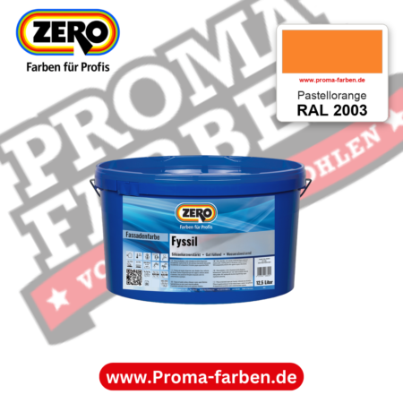ZERO Fyssil RAL 2003 Pastellorange – im ZERO-MiX-System, online kaufen bei Proma Farben