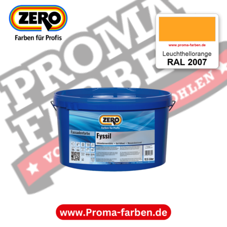ZERO Fyssil RAL 2007 Leuchthellorange – im ZERO-MiX-System, online kaufen bei Proma Farben