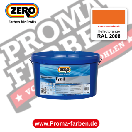 ZERO Fyssil RAL 2008 Hellrotorange – im ZERO-MiX-System, online kaufen bei Proma Farben