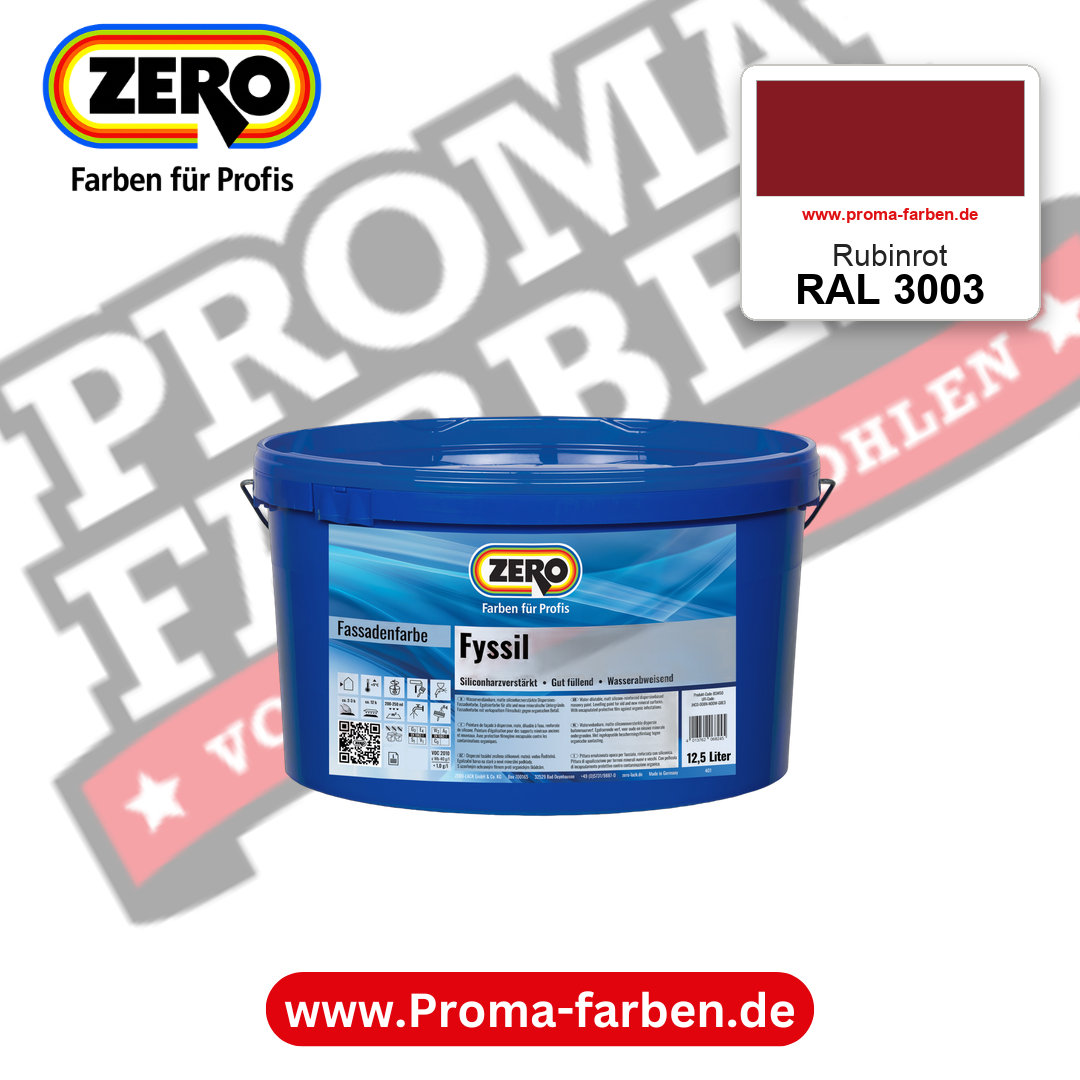 ZERO Fyssil RAL 3003 Rubinrot – im ZERO-MiX-System, online kaufen bei Proma Farben
