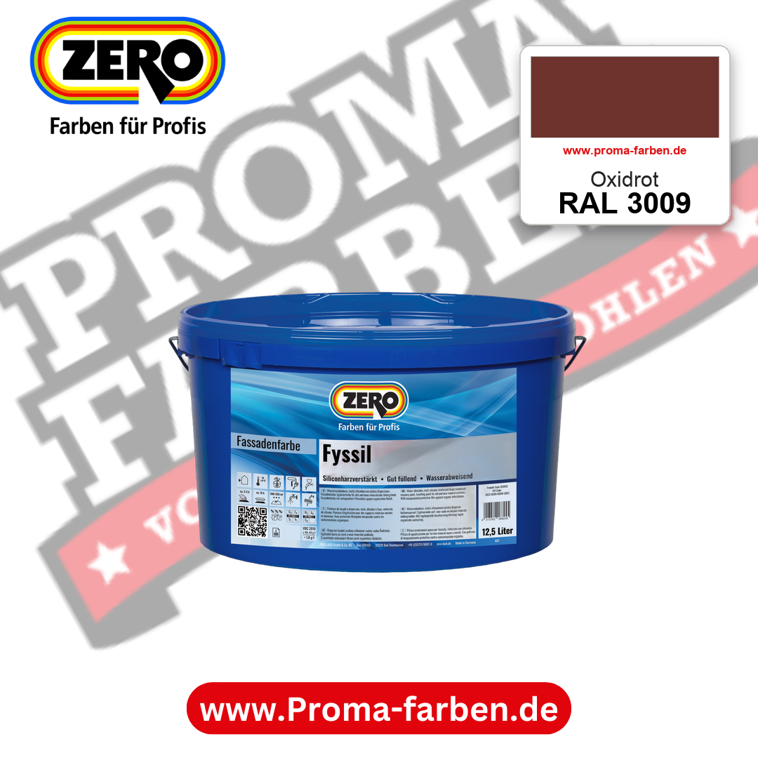 ZERO Fyssil RAL 3009 Oxidrot – im ZERO-MiX-System, online kaufen bei Proma Farben