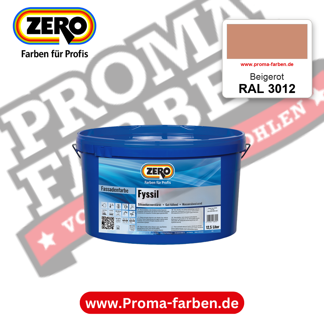 ZERO Fyssil RAL 3012 Beigerot – im ZERO-MiX-System, online kaufen bei Proma Farben