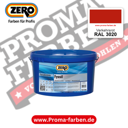 ZERO Fyssil RAL 3020 Verkehrsrot – im ZERO-MiX-System, online kaufen bei Proma Farben