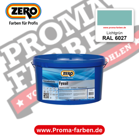 ZERO Fyssil RAL 6027 Lichtgrün – im ZERO-MiX-System, online kaufen bei Proma Farben