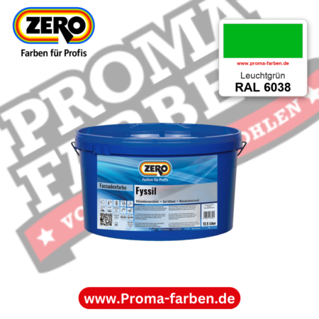 ZERO Fyssil RAL 6038 Leuchtgrün – im ZERO-MiX-System, online kaufen bei Proma Farben