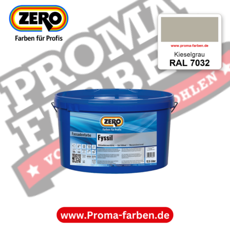 ZERO Fyssil RAL 7032 Kieselgrau – im ZERO-MiX-System, online kaufen bei Proma Farben