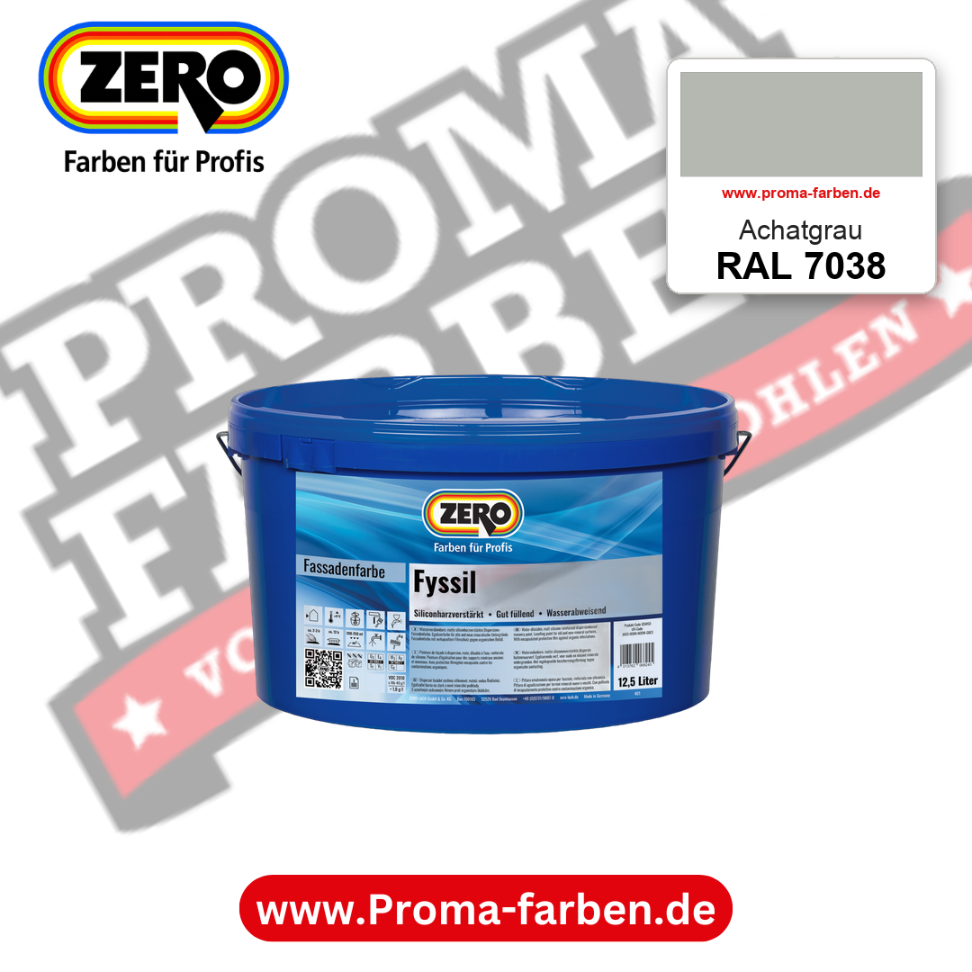 ZERO Fyssil RAL 7038 Achatgrau – im ZERO-MiX-System, online kaufen bei Proma Farben