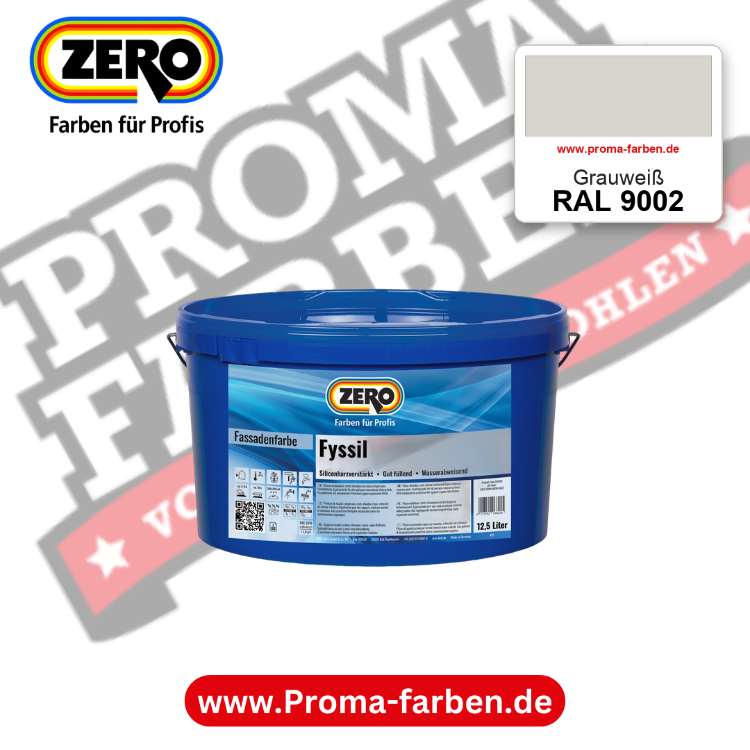 ZERO Fyssil RAL 9002 Grauweiß – im ZERO-MiX-System, online kaufen bei Proma Farben