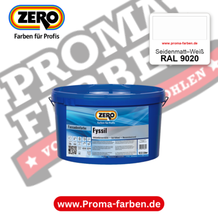 ZERO Fyssil RAL 9020 Seidenmatt–Weiß – im ZERO-MiX-System, online kaufen bei Proma Farben