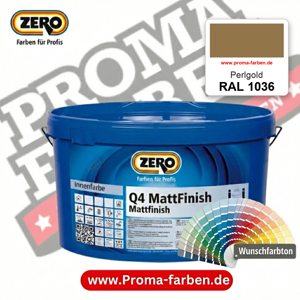 ZERO Q4 MattFinish RAL 1036 Perlgold – im ZERO-MiX-System, online kaufen bei Proma Farben