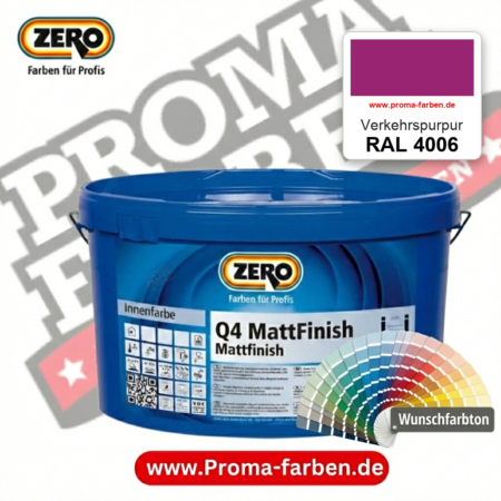 ZERO Q4 MattFinish RAL 4006 Verkehrspurpur – im ZERO-MiX-System, online kaufen bei Proma Farben