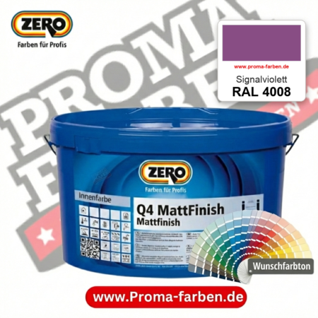 ZERO Q4 MattFinish RAL 4008 Signalviolett – im ZERO-MiX-System, online kaufen bei Proma Farben