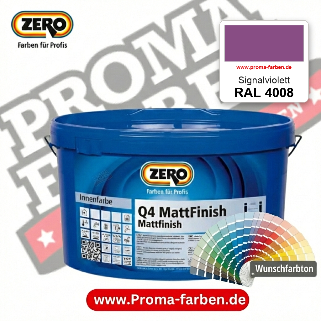 ZERO Q4 MattFinish RAL 4008 Signalviolett – im ZERO-MiX-System, online kaufen bei Proma Farben