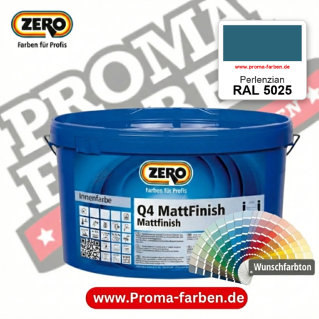 ZERO Q4 MattFinish RAL 5025 Perlenzian – im ZERO-MiX-System, online kaufen bei Proma Farben