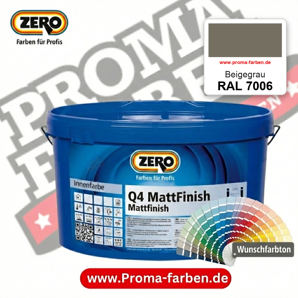 ZERO Q4 MattFinish RAL 7006 Beigegrau – im ZERO-MiX-System, online kaufen bei Proma Farben