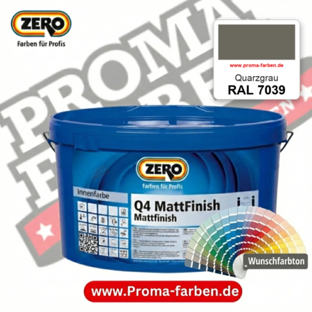 ZERO Q4 MattFinish RAL 7039 Quarzgrau – im ZERO-MiX-System, online kaufen bei Proma Farben