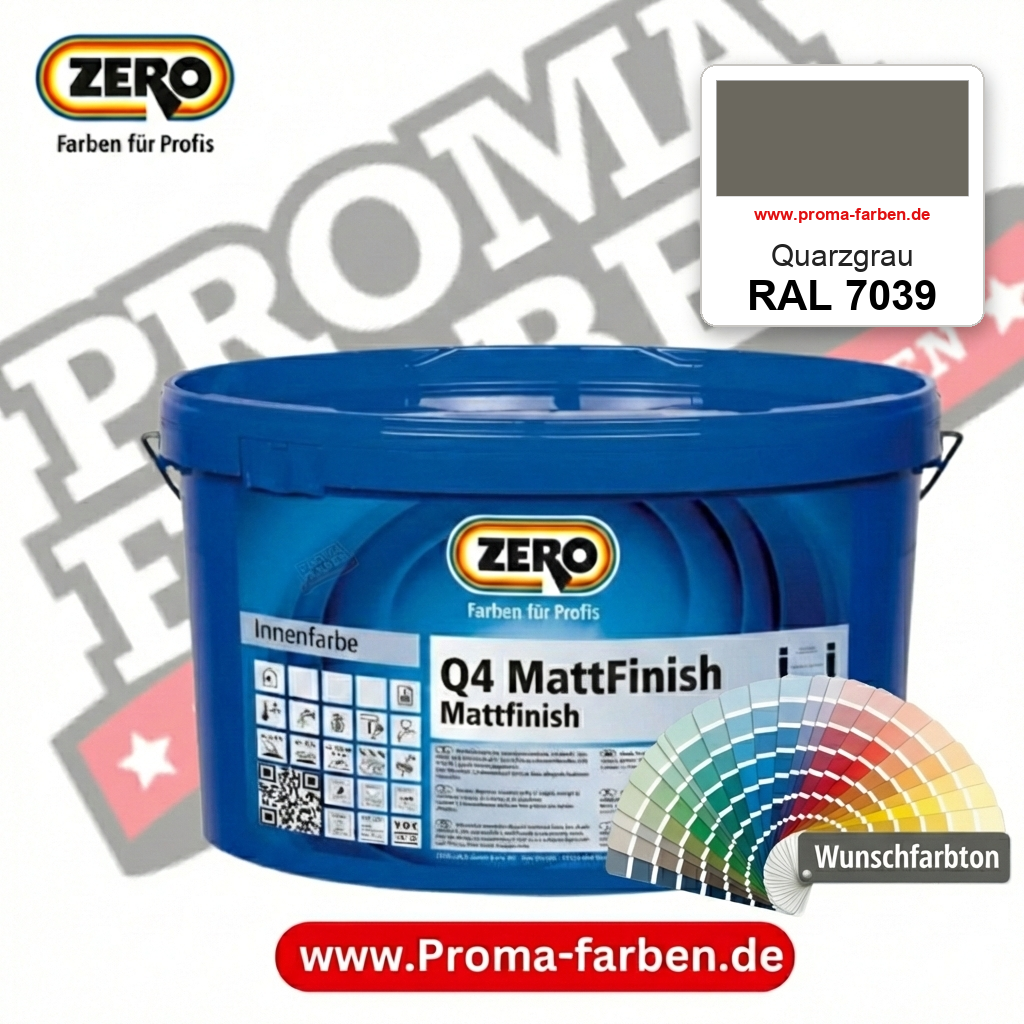 ZERO Q4 MattFinish RAL 7039 Quarzgrau – im ZERO-MiX-System, online kaufen bei Proma Farben