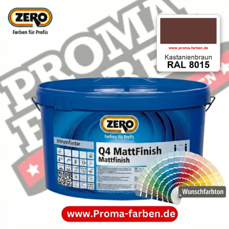 ZERO Q4 MattFinish RAL 8015 Kastanienbraun – im ZERO-MiX-System, online kaufen bei Proma Farben