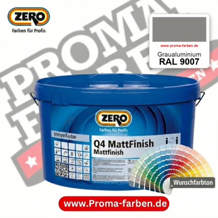 ZERO Q4 MattFinish RAL 9007 Graualuminium – im ZERO-MiX-System, online kaufen bei Proma Farben