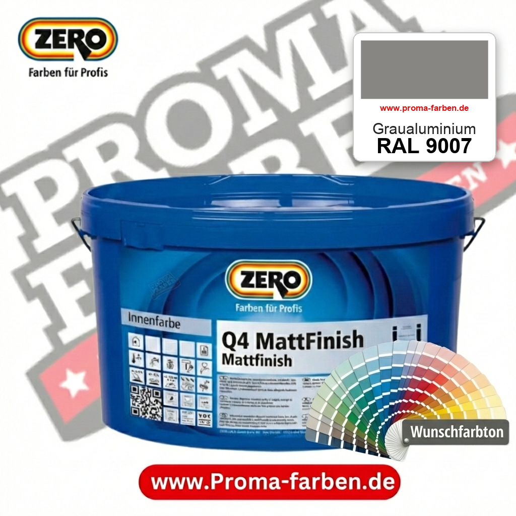 ZERO Q4 MattFinish RAL 9007 Graualuminium – im ZERO-MiX-System, online kaufen bei Proma Farben