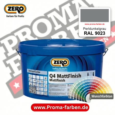 ZERO Q4 MattFinish RAL 9023 Perldunkelgrau – im ZERO-MiX-System, online kaufen bei Proma Farben