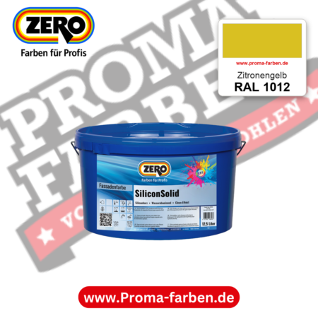 ZERO SiliconSolid RAL 1012 Zitronengelb – im ZERO-MiX-System, online kaufen bei Proma Farben