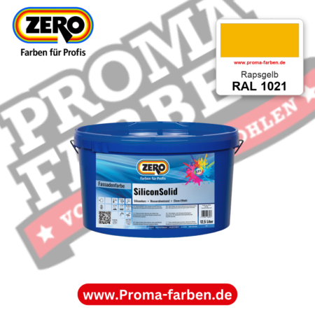 ZERO SiliconSolid RAL 1021 Rapsgelb – im ZERO-MiX-System, online kaufen bei Proma Farben