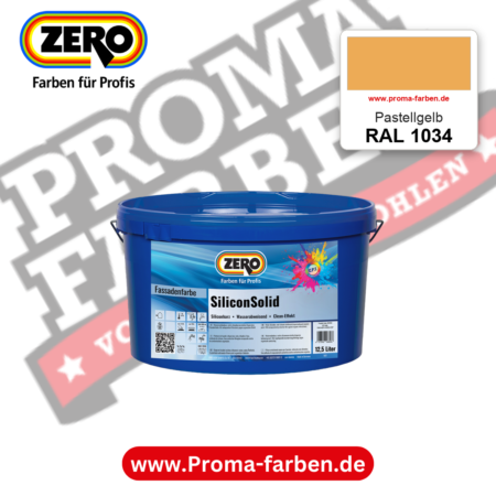 ZERO SiliconSolid RAL 1034 Pastellgelb – im ZERO-MiX-System, online kaufen bei Proma Farben