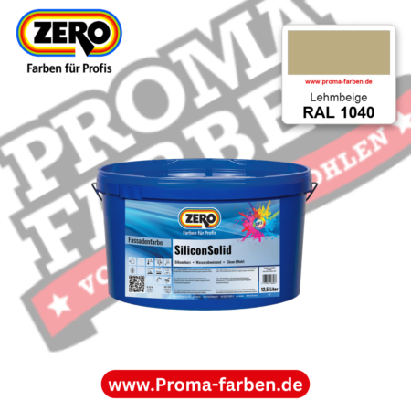 ZERO SiliconSolid RAL 1040 Lehmbeige – im ZERO-MiX-System, online kaufen bei Proma Farben