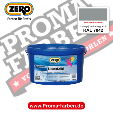 ZERO SiliconSolid RAL 7042 nowrap | Verkehrsgrau A – im ZERO-MiX-System, online kaufen bei Proma Farben