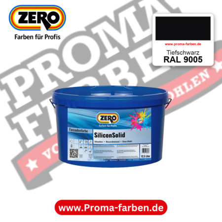 ZERO SiliconSolid RAL 9005 Tiefschwarz – im ZERO-MiX-System, online kaufen bei Proma Farben