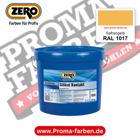 ZERO Sol-Silikatfarbe RAL 1017 Safrangelb – im ZERO-MiX-System, online kaufen bei Proma Farben