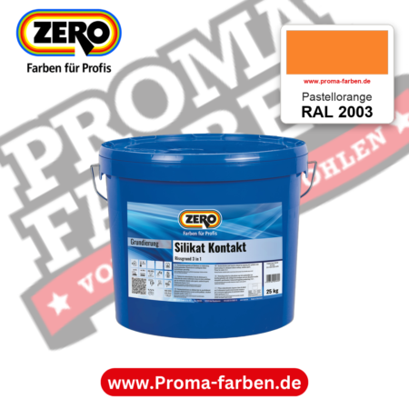 ZERO Sol-Silikatfarbe RAL 2003 Pastellorange – im ZERO-MiX-System, online kaufen bei Proma Farben