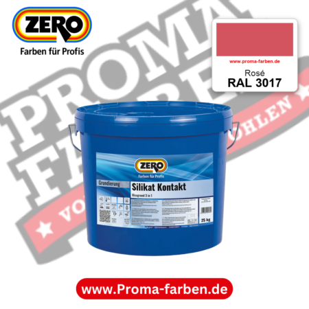 ZERO Sol-Silikatfarbe RAL 3017 Rosé – im ZERO-MiX-System, online kaufen bei Proma Farben