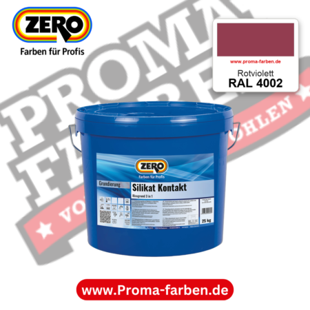 ZERO Sol-Silikatfarbe RAL 4002 Rotviolett – im ZERO-MiX-System, online kaufen bei Proma Farben