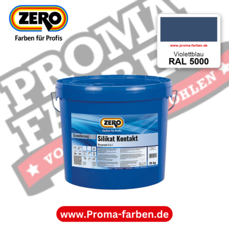 ZERO Sol-Silikatfarbe RAL 5000 Violettblau – im ZERO-MiX-System, online kaufen bei Proma Farben