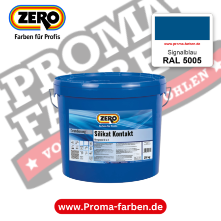 ZERO Sol-Silikatfarbe RAL 5005 Signalblau – im ZERO-MiX-System, online kaufen bei Proma Farben