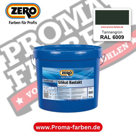 ZERO Sol-Silikatfarbe RAL 6009 Tannengrün – im ZERO-MiX-System, online kaufen bei Proma Farben