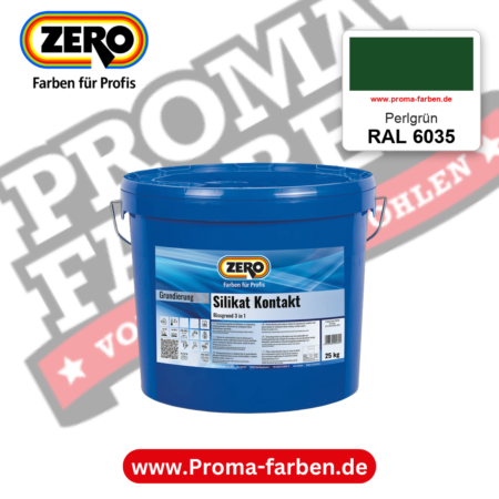 ZERO Sol-Silikatfarbe RAL 6035 Perlgrün – im ZERO-MiX-System, online kaufen bei Proma Farben