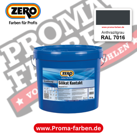 ZERO Sol-Silikatfarbe RAL 7016 Anthrazitgrau – im ZERO-MiX-System, online kaufen bei Proma Farben