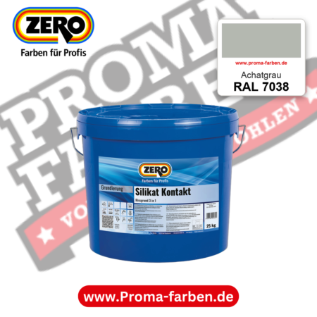 ZERO Sol-Silikatfarbe RAL 7038 Achatgrau – im ZERO-MiX-System, online kaufen bei Proma Farben