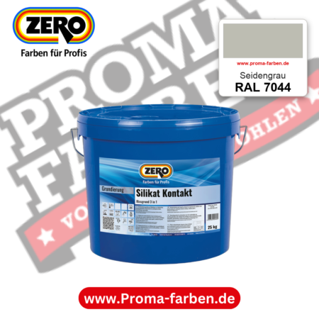 ZERO Sol-Silikatfarbe RAL 7044 Seidengrau – im ZERO-MiX-System, online kaufen bei Proma Farben