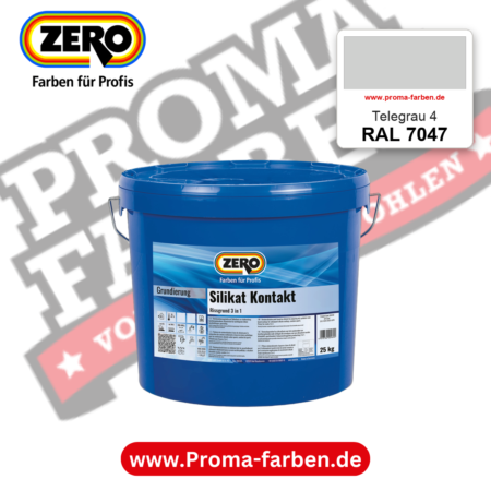 ZERO Sol-Silikatfarbe RAL 7047 Telegrau 4 – im ZERO-MiX-System, online kaufen bei Proma Farben