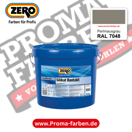 ZERO Sol-Silikatfarbe RAL 7048 Perlmausgrau – im ZERO-MiX-System, online kaufen bei Proma Farben