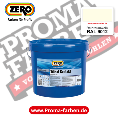 ZERO Sol-Silikatfarbe RAL 9012 Reinraumweiß – im ZERO-MiX-System, online kaufen bei Proma Farben